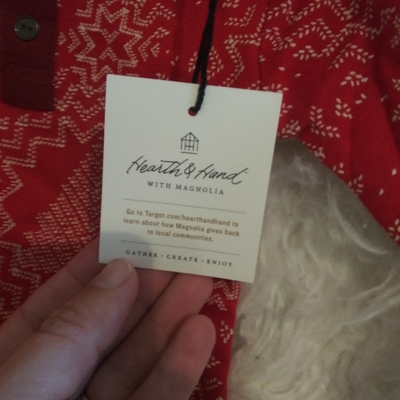 Joanna Gaines Toddler Unisex Holiday Hearth & Home PJs 12 -18 mo - Picture 3 of 8